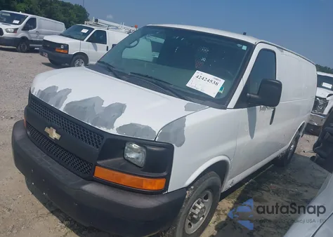 2012 Chevrolet Express 2500 Work Van из США, поврежденный, VIN 1GCWGFCA6C1194707